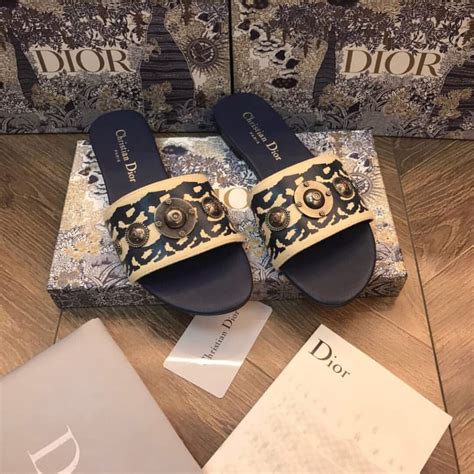 designer slides dior|christian dior slides for women.